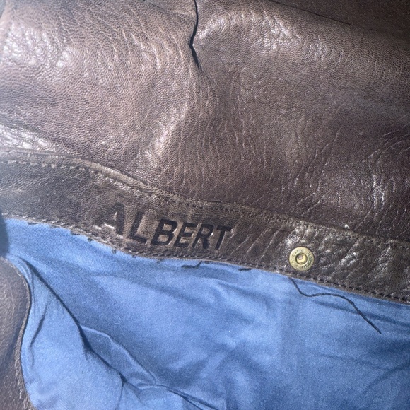 Deep Brown JEROME DREYFUSS Albert Crossbody Bag - Picture 6 of 7